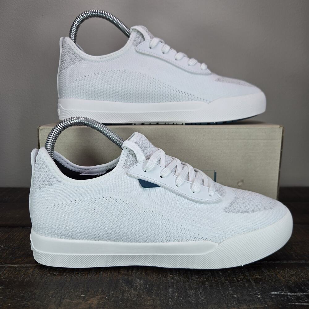 Vessi Weekend 1.5 Sneaker Womens Size 7 Waterproof Shoes Marble White